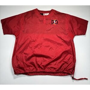 VTG Mark McGwire 70 Homerun Embroidered Rawlings Pullover Sz Large